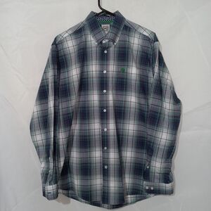 Cinch Shirt Mens Medium Button Up Long Sleeve Western Cowboy Rodeo Plaid